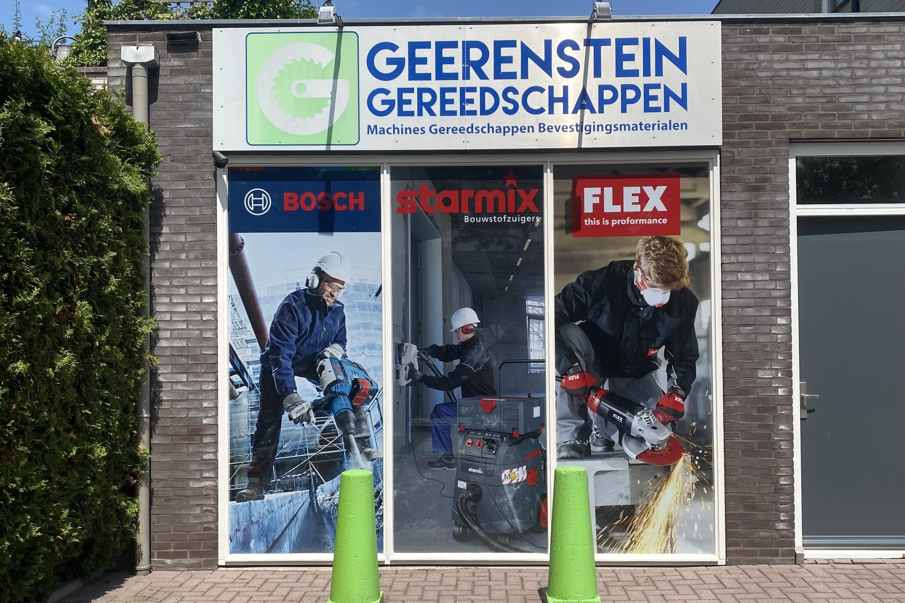 Pandreclame voor Geerestein Gereedschappen