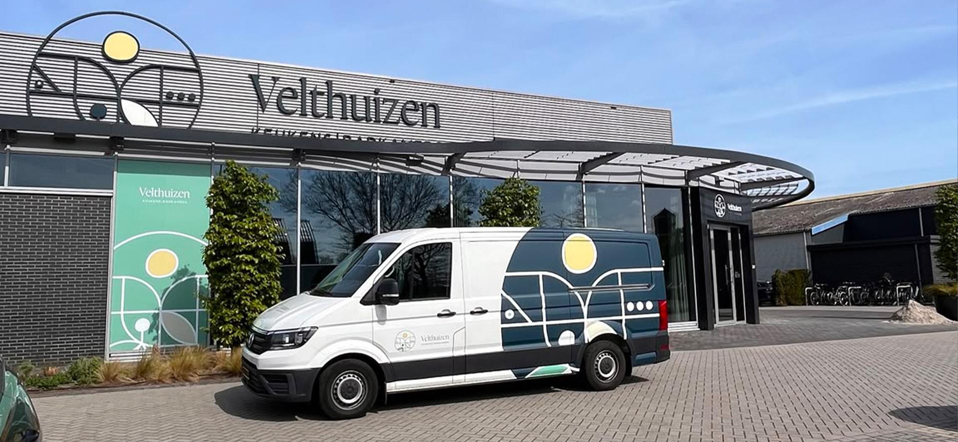 Belettering Velthuizen keukens crafter